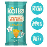 Kallo caramel popped corn cakes 125g (British brand)
