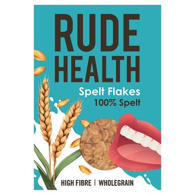 Rude Health Spelt Flakes cereal 300g - British product