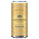 La Gioiosa semi-sparkling white wine 20cl can, UK version