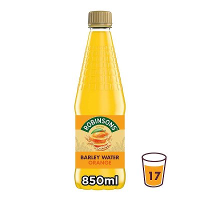 Robinsons barley water orange 850ml, imported from the UK