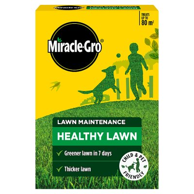 Miracle-Gro Healthy Lawn 2kg lawn food, imported from the UK