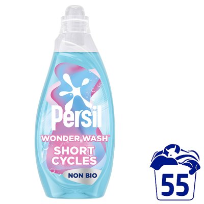 Persil Wonder Wash sensitive non bio liquid detergent 1485ml, UK version