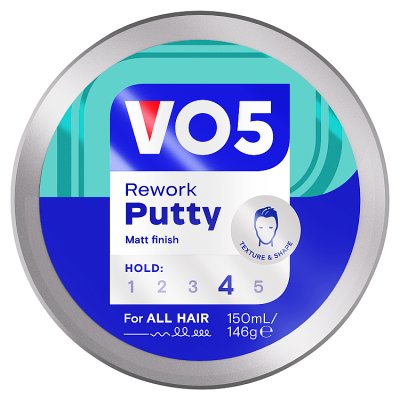 VO5 Rework Putty hair styling putty 150ml, UK version