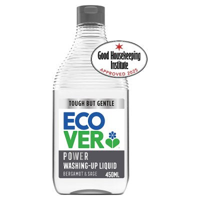 Ecover washing up liquid Power 450ml, imported from the UK