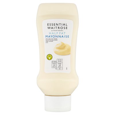 Waitrose squeezy half fat mayonnaise 500ml (British brand)