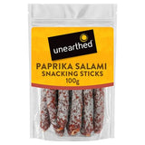 Unearthed cured paprika salami sticks 100g, UK version