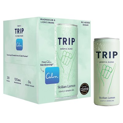 TRIP Sicilian Lemon functional drink 4x250ml (British brand)