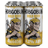 Hobgoblin Gold Ale multipack 4x440ml cans - British product