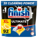 Finish Ultimate dishwasher tablets lemon 92 count, imported from the UK