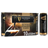 Guinness Nitrosurge stout cans 10x558ml - British product