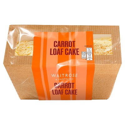 Waitrose carrot cake loaf with cream cheese frosting, UK version