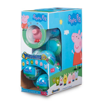 Mash'ems Peppa Pig collectable squishy toy characters, imported from the UK