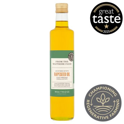 Leckford Estate cold-pressed rapeseed oil 500ml, UK version