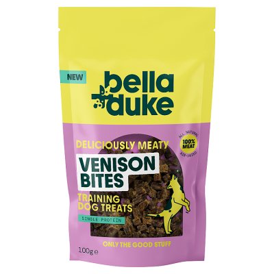 Bella & Duke venison dog treats 100g - British product