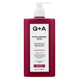 Q+A hyaluronic post shower moisturiser 250ml, UK version