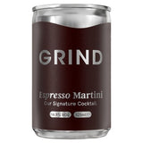 Grind Espresso Martini cocktail 125ml - British product