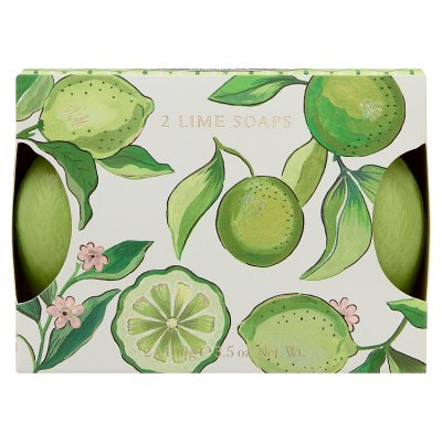 Bronnley Lime Soap Duo 2x100g fine-milled, UK version