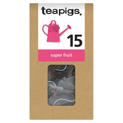 Teapigs Super Fruit Tea 15 tea temples 37.5g, imported from the UK