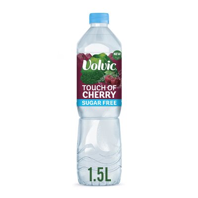 Volvic cherry flavoured still water 1.5L (British brand)