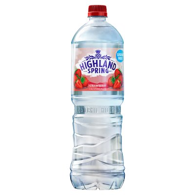 Highland Spring strawberry flavoured still water 1.25L - British product