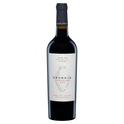 Georgian red wine Saperavi 75cl bottle, UK version