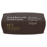 Waitrose French butter with sea salt crystals 250g, UK version