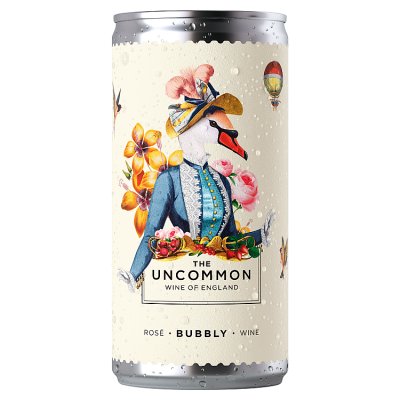 The Uncommon semi-sparkling rosé wine 187ml (British brand)