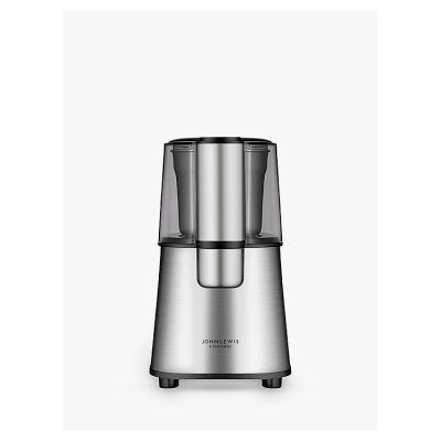 John Lewis coffee grinder stainless steel 60g, imported from the UK