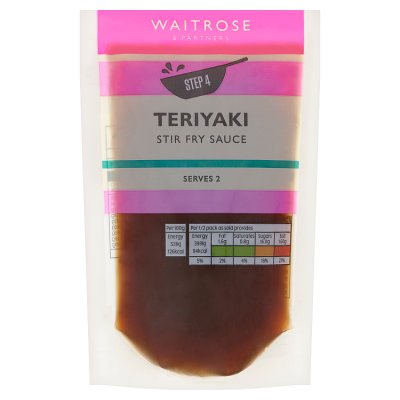 Waitrose Teriyaki Stir Fry Sauce 150g, imported from the UK