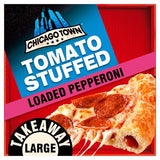 Chicago Town pepperoni stuffed crust pizza 645g (British brand)