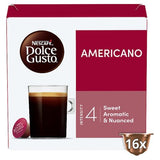 Nescafe Dolce Gusto Americano coffee pods 16s, UK version