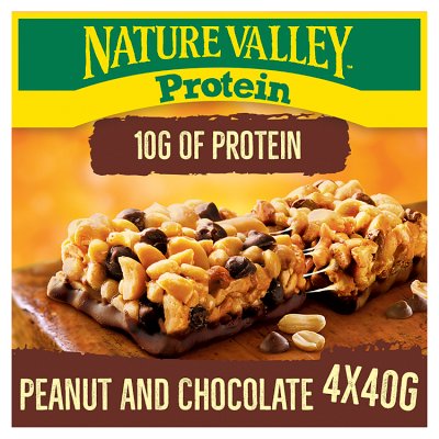 Nature Valley peanut and chocolate cereal bars 4x40g - British product