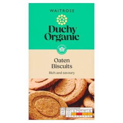 Duchy Organic original oaten biscuits 150g, UK version