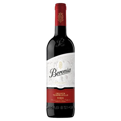 Beronia Rioja Crianza red wine 75cl, imported from the UK