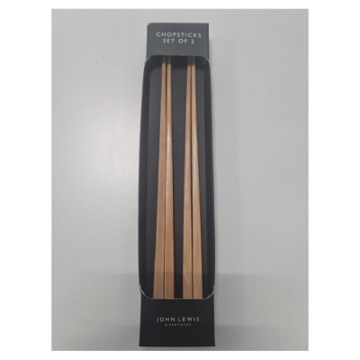Sustainable bamboo chopsticks set of 2 - British product