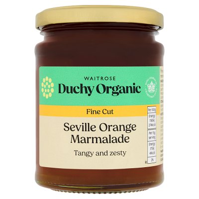 Duchy Organic Seville Orange Marmalade 340g - British product
