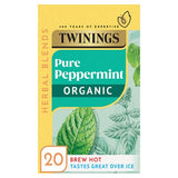 Twinings Organic Pure Peppermint 20 tea bags - British product