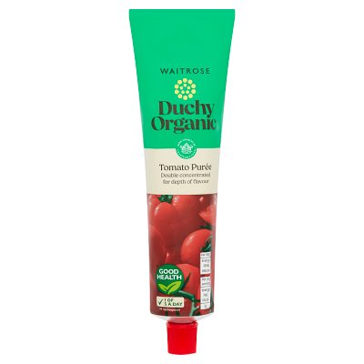 Duchy Organic double concentrated tomato purée 200g, UK version