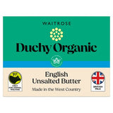 Duchy Organic English Unsalted Butter 250g, imported from the UK