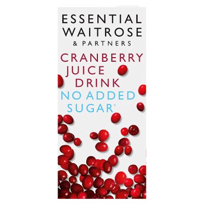 Waitrose Essential cranberry juice drink 1 litre - British product