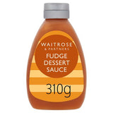 Waitrose fudge dessert sauce 310g - British product