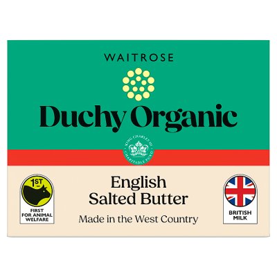 Duchy Organic English salted butter 250g (British brand)