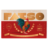 FATSO Morn'n Glory dark chocolate bar 150g, imported from the UK