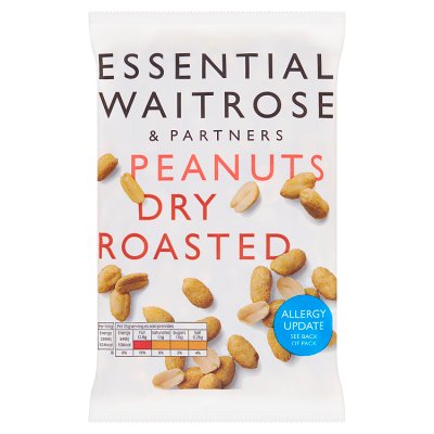 Waitrose dry roast peanuts 200g, imported from the UK