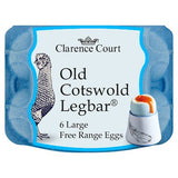 Clarence Court Old Cotswold Legbar large eggs, pack of 6, UK version