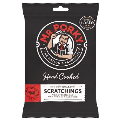 Mr. Porky hand cooked pork scratchings 65g - British product
