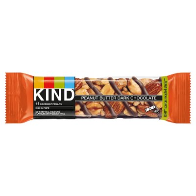 Kind Peanut Butter Dark Chocolate bar 40g, imported from the UK