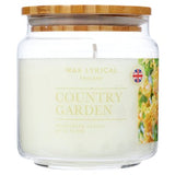 Wax Lyrical Country Garden medium jar candle 335g, imported from the UK