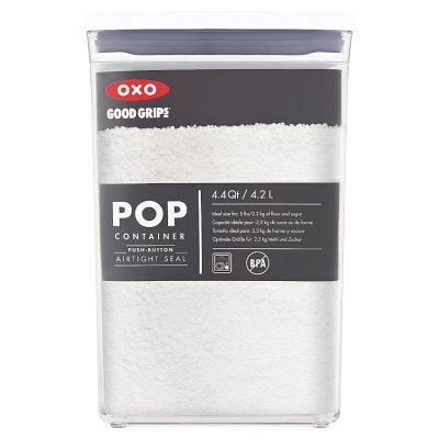 OXO POP square tall kitchen storage container 4.2L, UK version