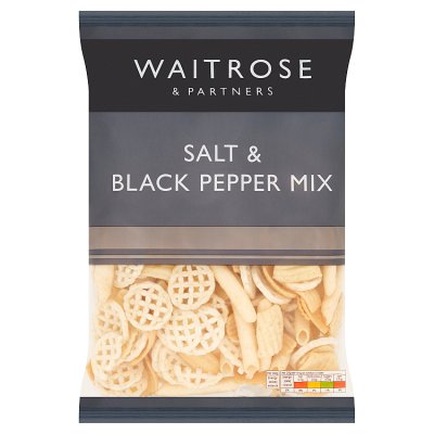 Waitrose snack mix salt and black pepper 150g, UK version